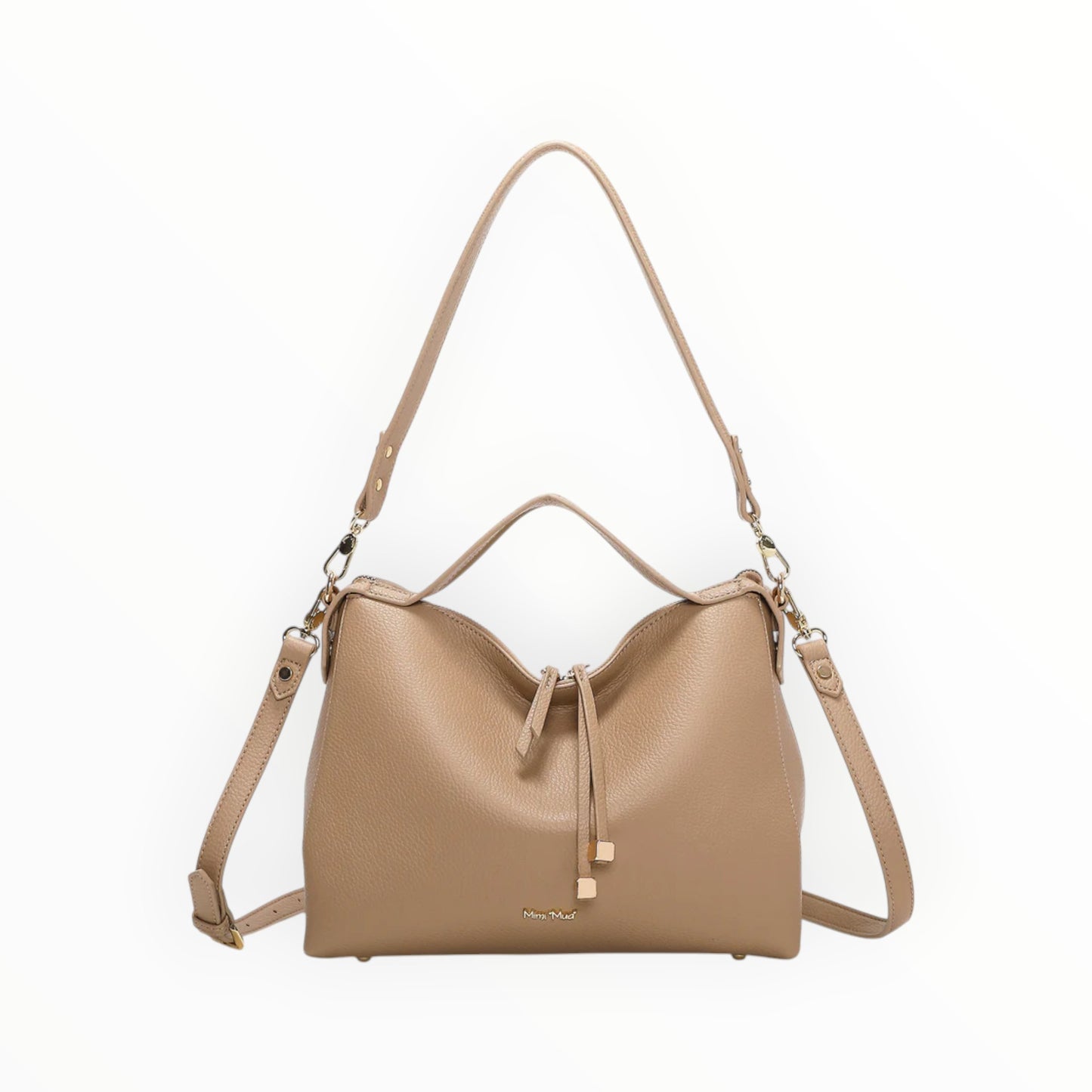 Borsa a spalla con tira zip con dettaglio Mimi-Muà M8-J201457