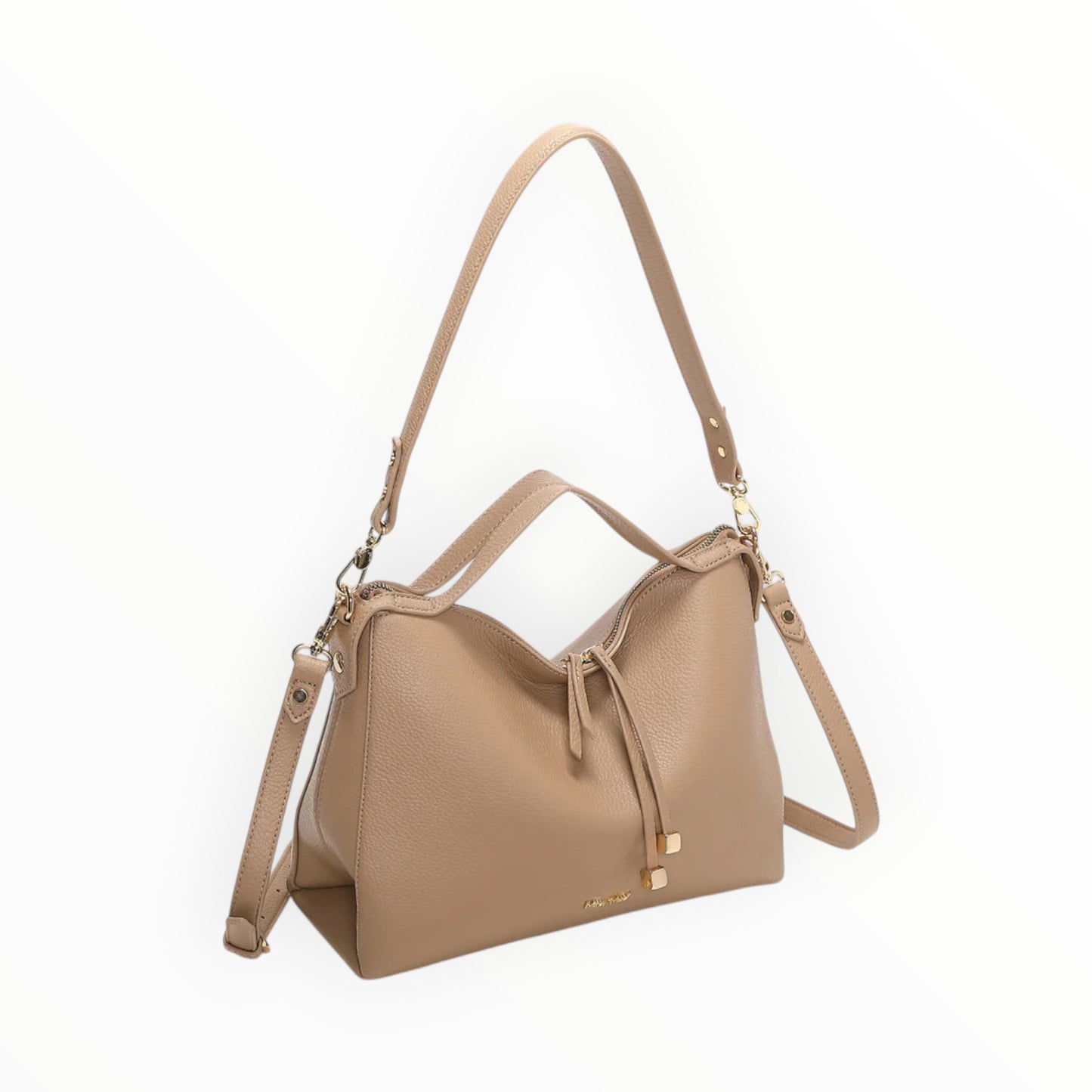 Borsa a spalla con tira zip con dettaglio Mimi-Muà M8-J201457