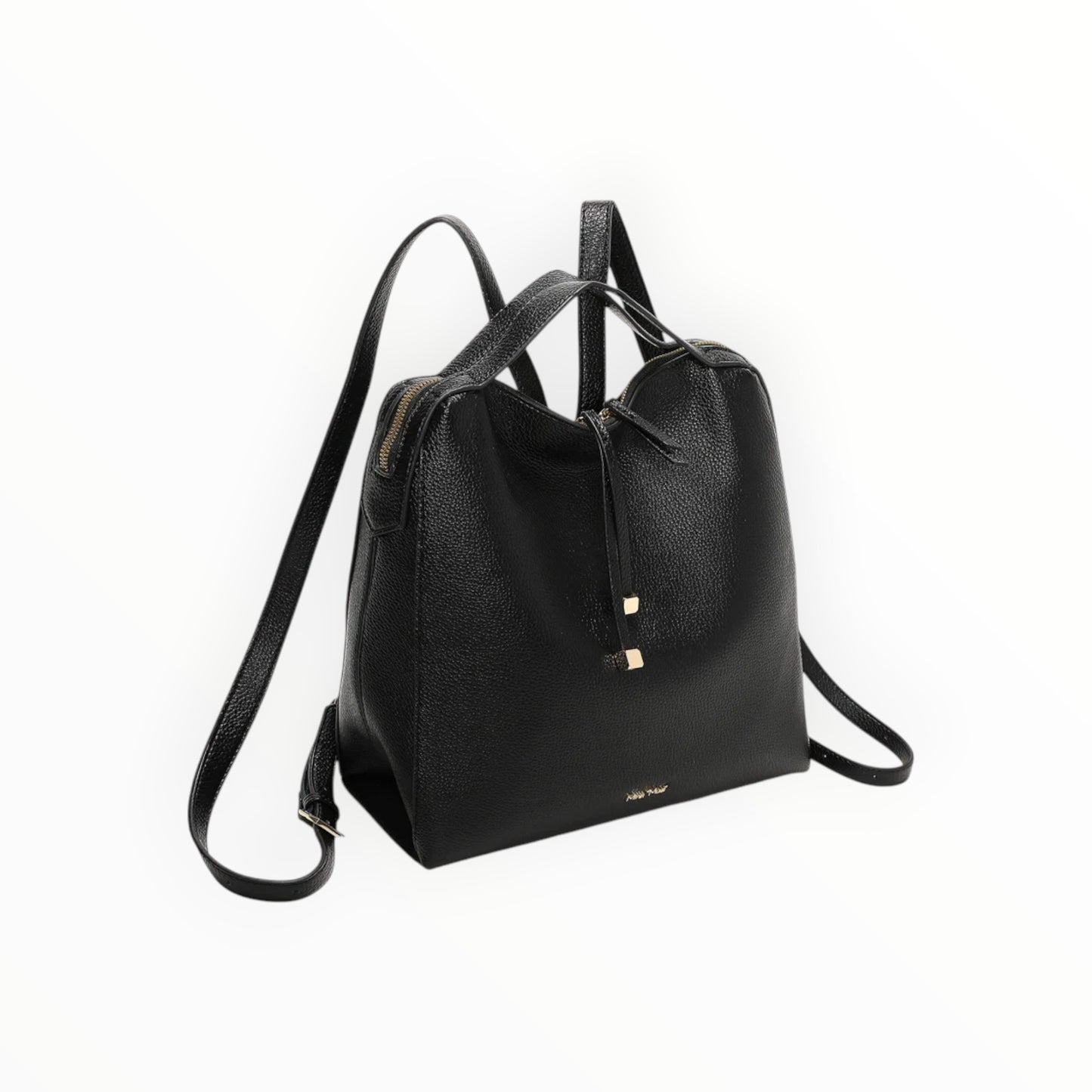 Zaino con tira zip con dettaglio quadrato Mimi-Muà M8-J201458