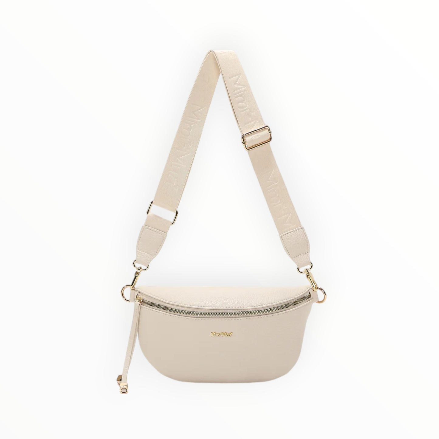 Marsupio con tira zip con dettaglio quadrato Mimi-Muà M8-J201459