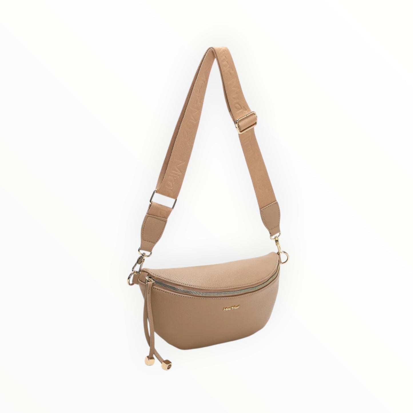 Marsupio con tira zip con dettaglio quadrato Mimi-Muà M8-J201459