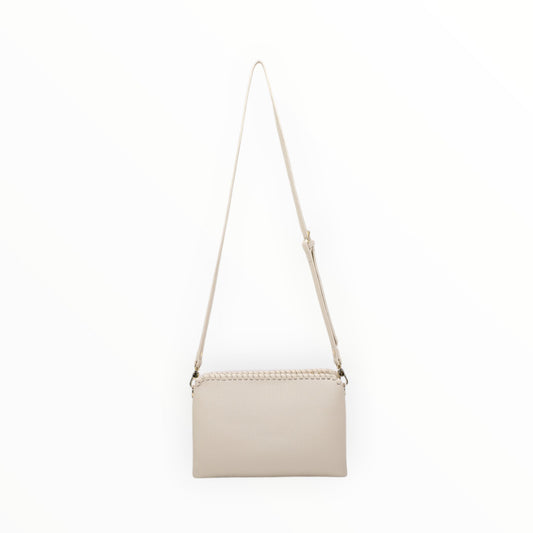 Borsa a tracolla con bordo intreccio Mimi-Muà M8-J201464