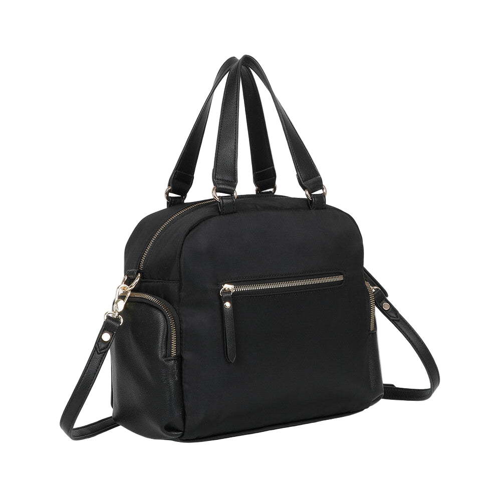 Borsa Bauletto In Nylon Con Dettagli In Pu M8-Y201215