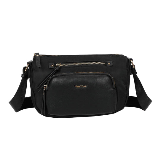Borsa A Tracolla MimiMuà In Nylon Con Dettagli M8-Y201217