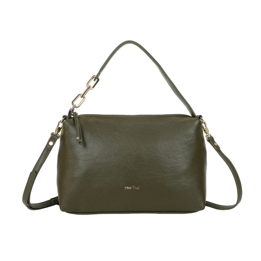 Borsa A Spalla Con Dettaglio Occhielli M8-Y201224