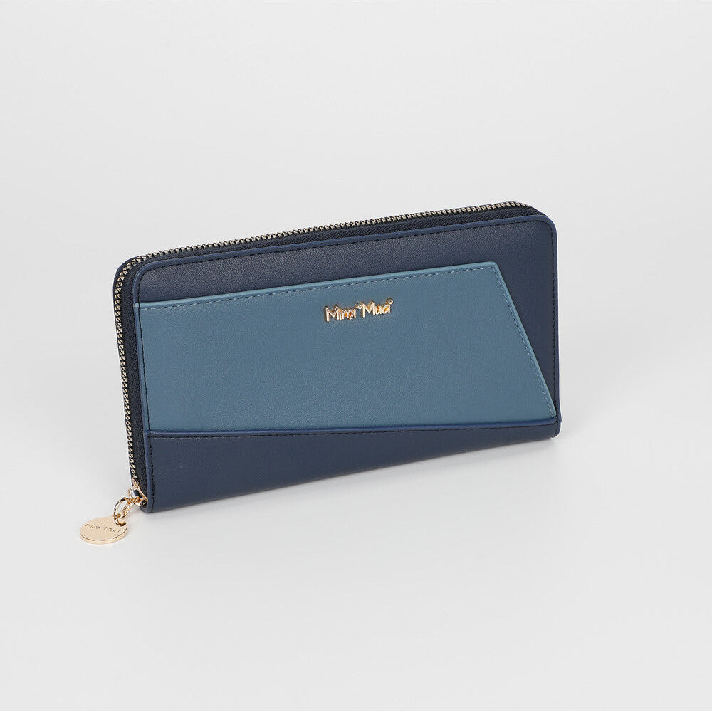 Portafoglio Donna Grande Bicolor Mimi-Muà con Zip M9-Z201361