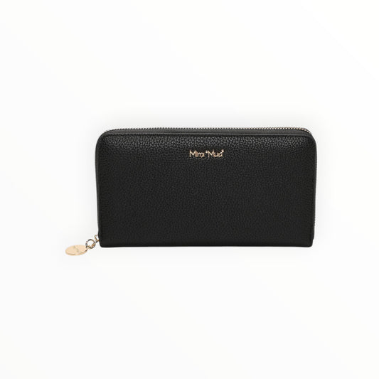 Portafoglio grande basic con 1 zip Mimi-Muà M9-Z201501