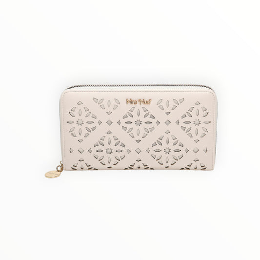 Portafoglio grande con motivo traforato Mimi-Muà M9-Z201513
