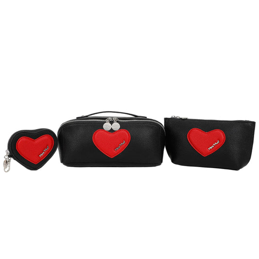 Beauty Case Set Da 3 Con Cuore  MB-J201274