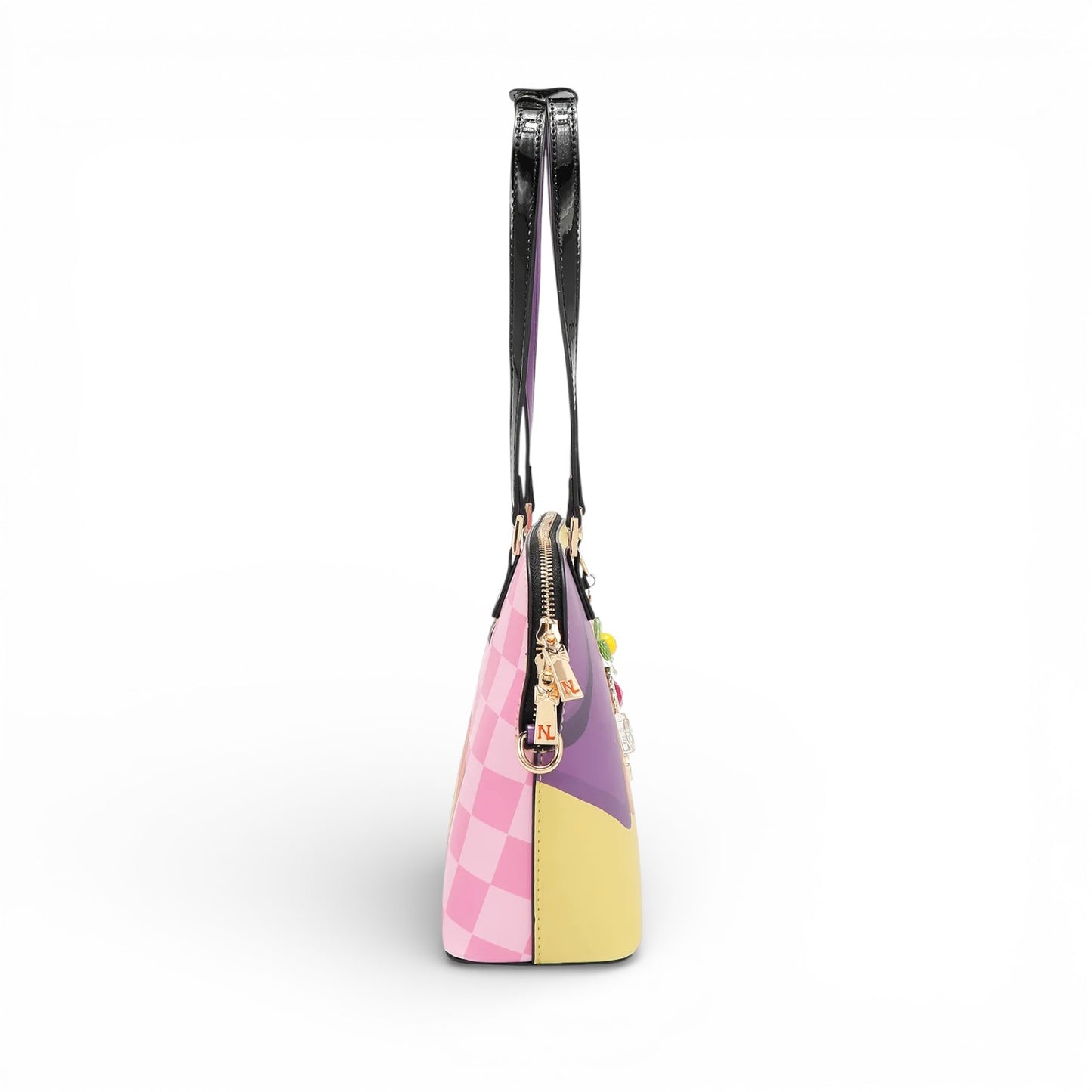 Borsa a Due Manici Nicole Lee NP17248 Nail Polish - Borsa Donna Elegante con Tracolla