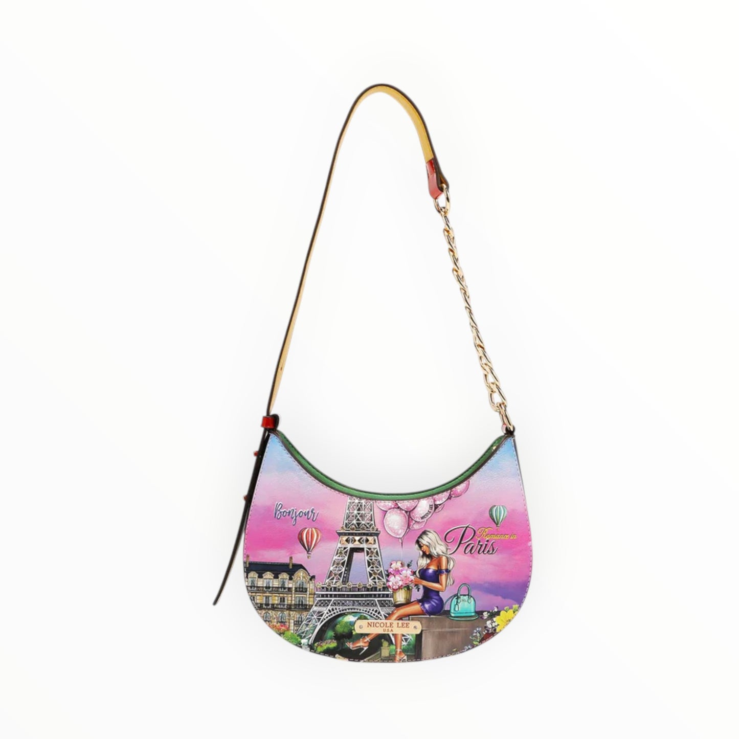 Borsa a Tracolla con mezza catena Nicole Lee PRT16497