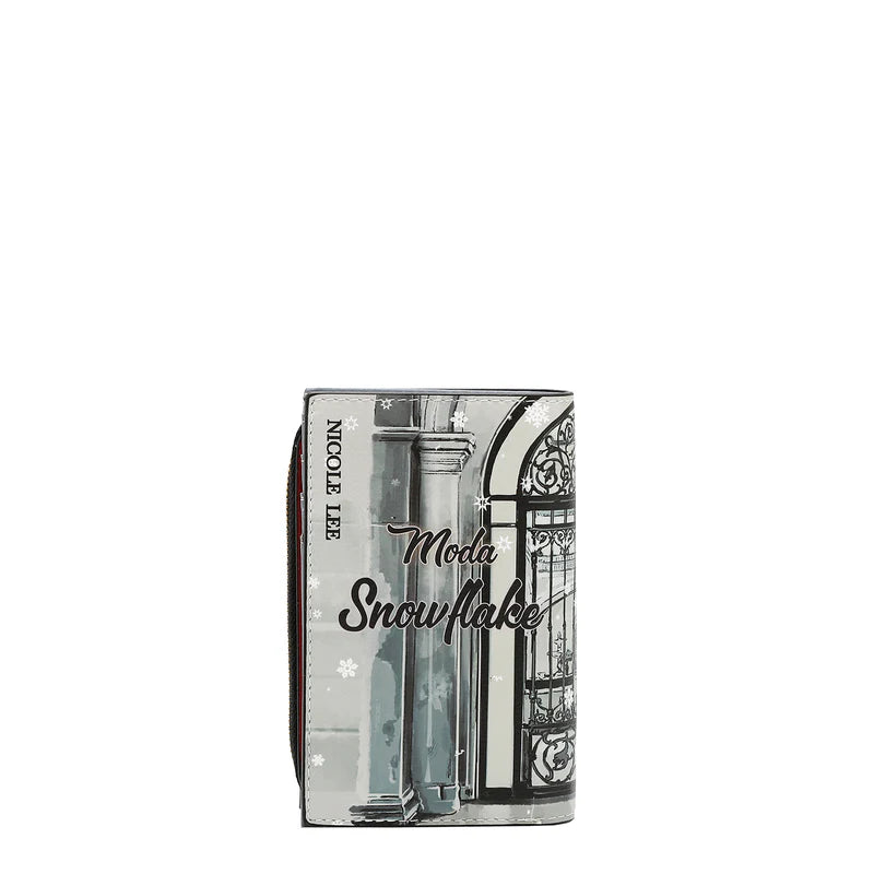 Portafoglio pieghevole con cerniera Nicole Lee PRT7702