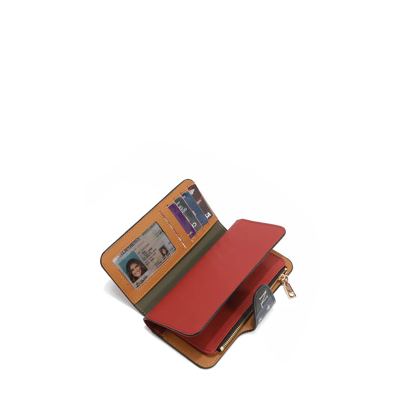 Portafoglio pieghevole a strati Nicole Lee PRT7703