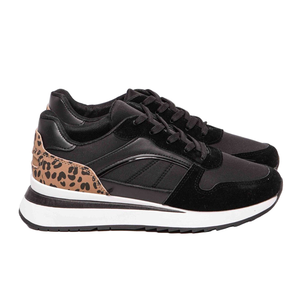 Scarpe Sneakers Nero MimiMua SCAL-9111