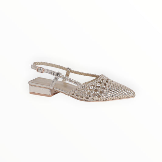 Slingback basse intrecciate Mimi-Muà SCAO-9378