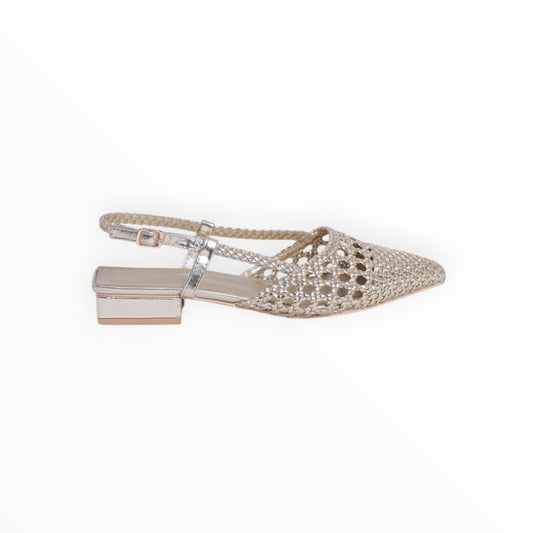 Slingback basse intrecciate Mimi-Muà SCAO-9378
