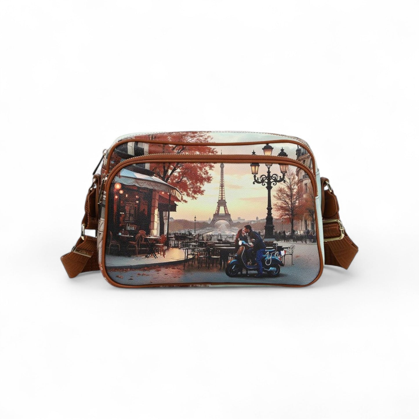 Borsa a Tracolla YNOT? YES331F6 Kisses From Paris - Design Parigino