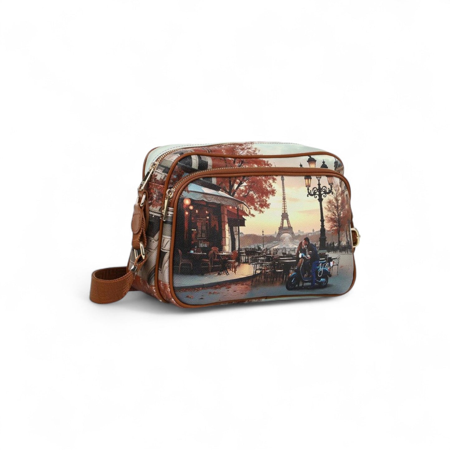 Borsa a Tracolla YNOT? YES331F6 Kisses From Paris - Design Parigino