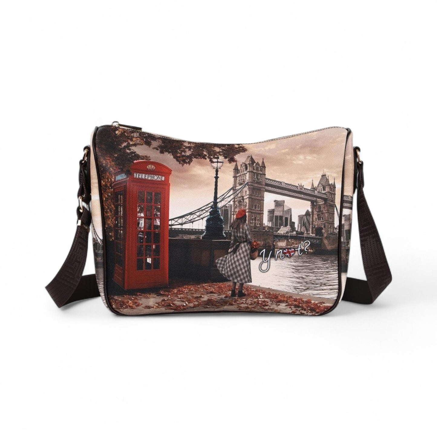 Borsa a Tracolla Donna Ynot? Milano London Bridge | Stile Britannico | YES370F6