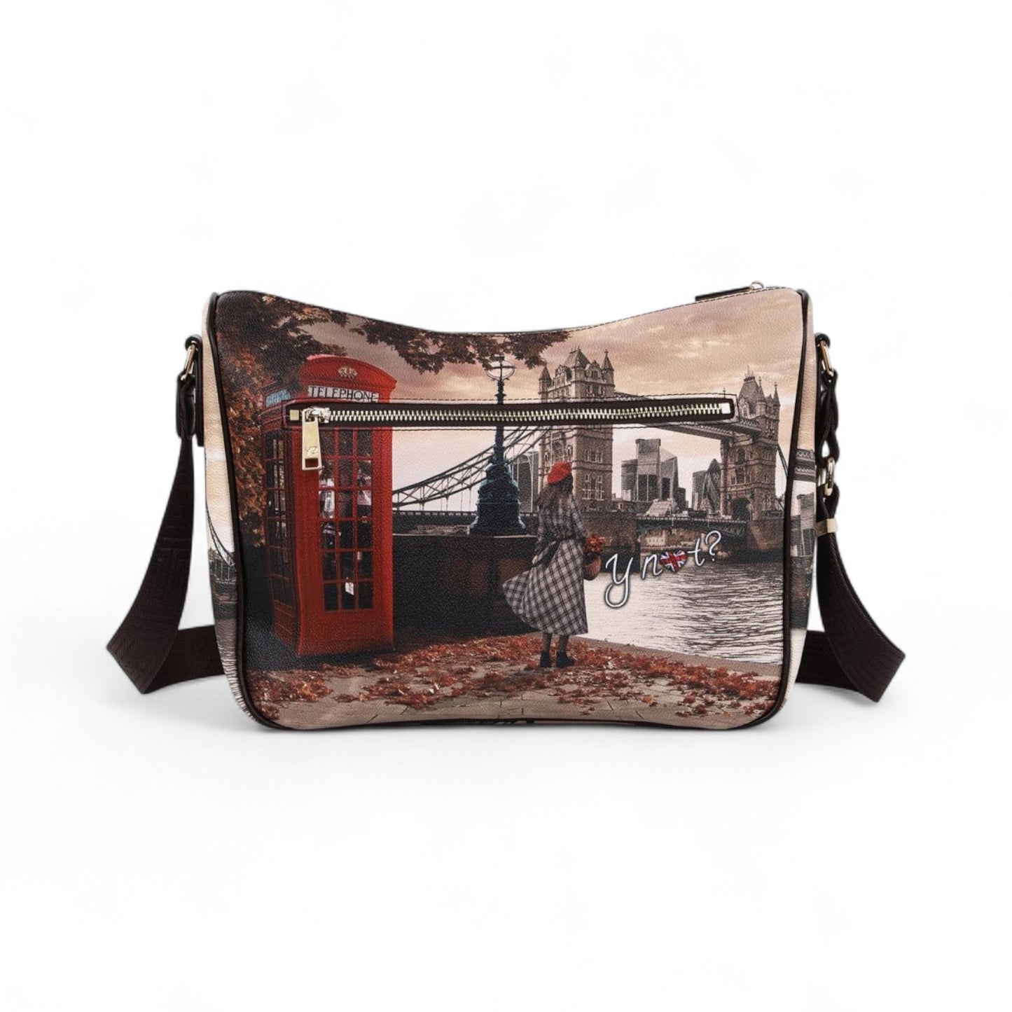 Borsa a Tracolla Donna Ynot? Milano London Bridge | Stile Britannico | YES370F6