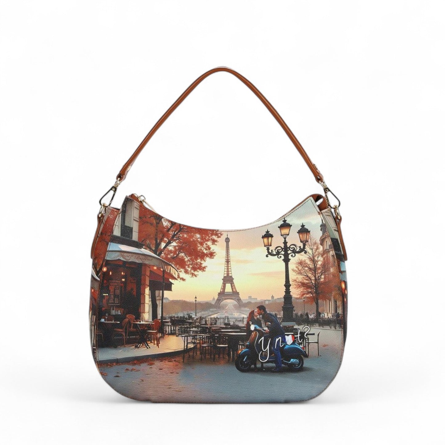 Borsa a Spalla YNOT? YES629F6 Kisses From Paris - Design Parigino Romantico