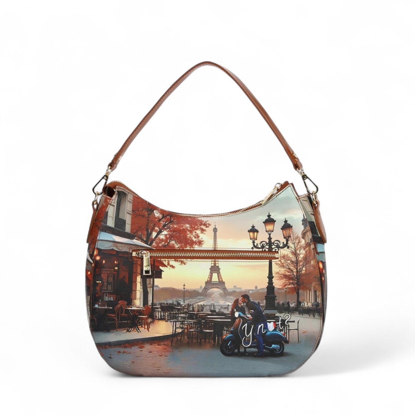 Borsa a Spalla YNOT? YES629F6 Kisses From Paris - Design Parigino Romantico