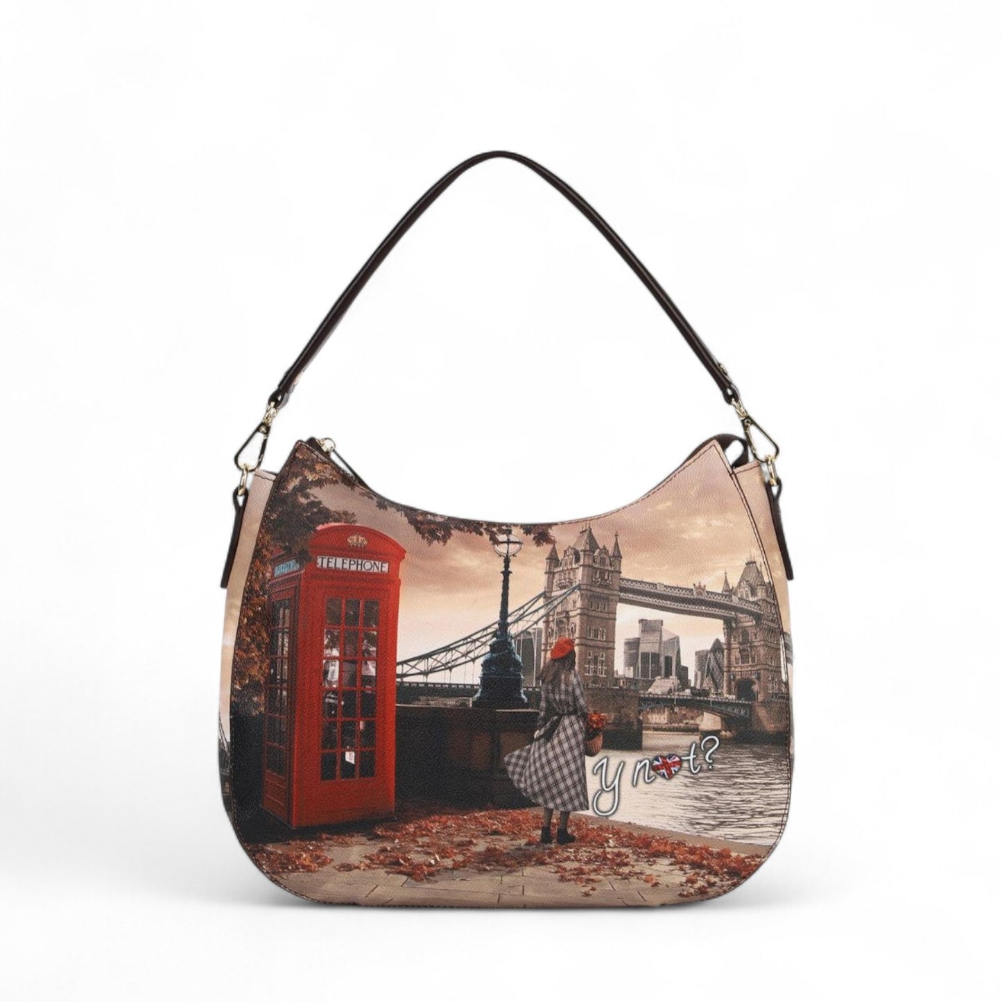 Borsa a Spalla YNOT? YES629F6 London Bridge - Design Londinese Esclusivo