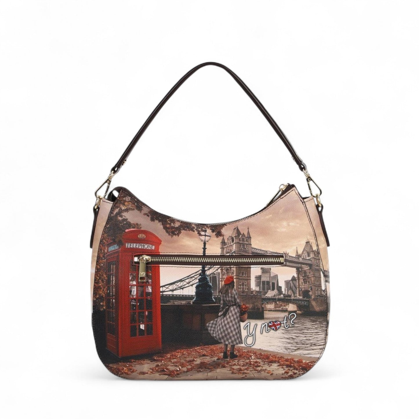 Borsa a Spalla YNOT? YES629F6 London Bridge - Design Londinese Esclusivo