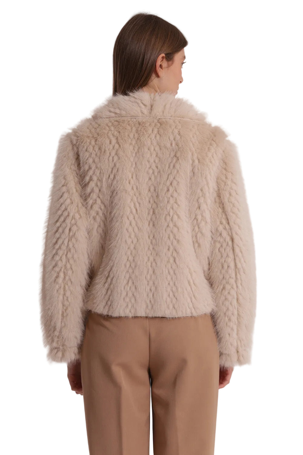 Montone Cropped Reversibile YQAN-6570