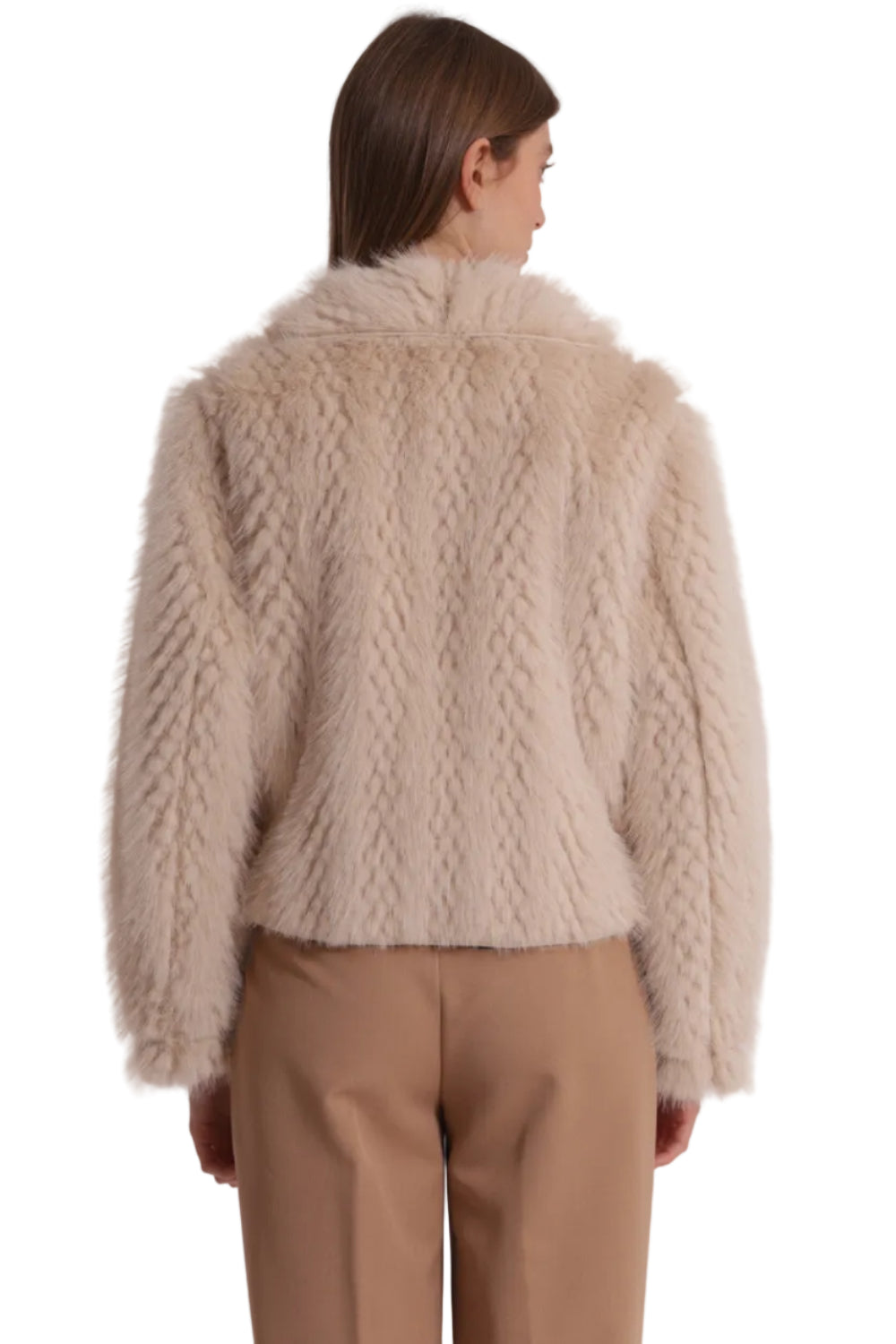 Montone Cropped Reversibile YQAN-6570